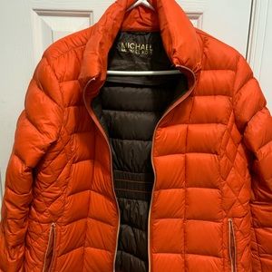 Michael kohrs puffer jacket. Down material